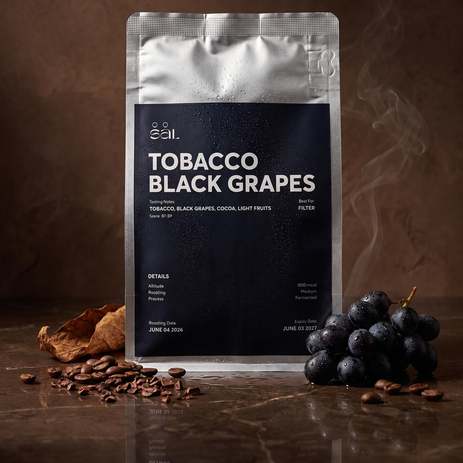 tobacco coffee beans Berries  Stock Coffee Roaster Much like wine and chocolate the characteristics begin at planting 1920 - 100% Arabica Coffee