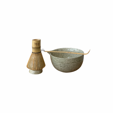 Traditional Pastel Green Matcha Set ( 4 pcs )