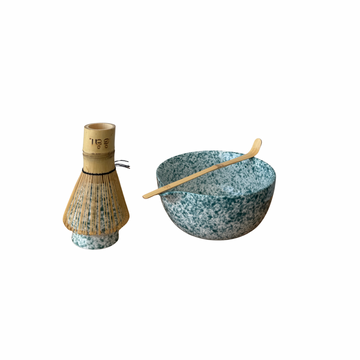 Turquoise Matcha Set ( 4 pcs )