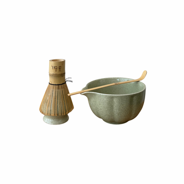 Green Flower Matcha Set ( 4 pcs )