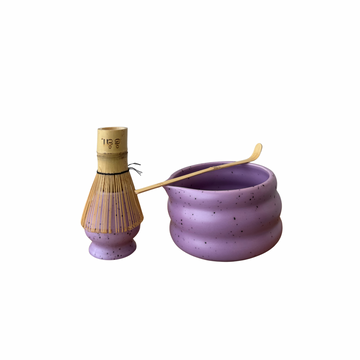 Poky Dot Matcha Set Purple ( 4 pcs )