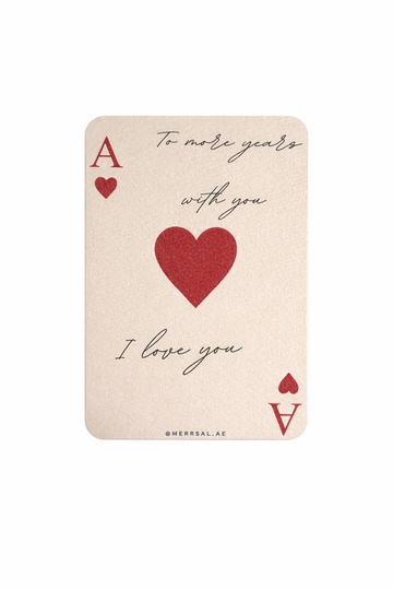 To more years with you Card