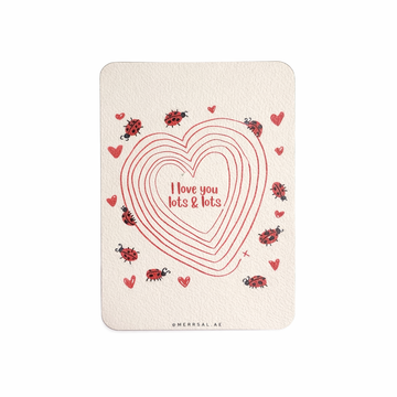 I love you lots & lots Card