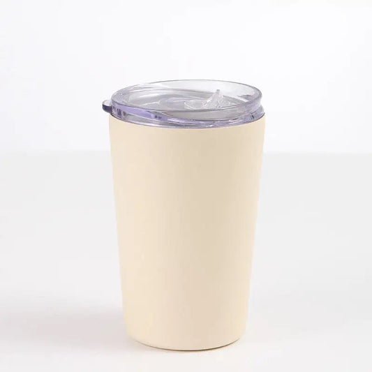 Beige Stainless Steel Cup