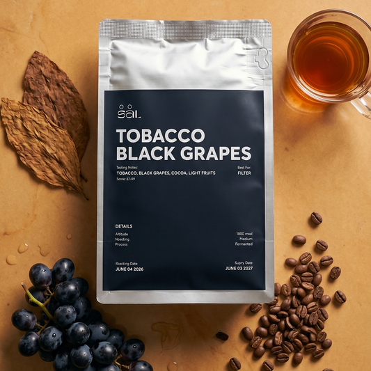 Tobacco Black Grapes Coffee Beans 🍇☕️